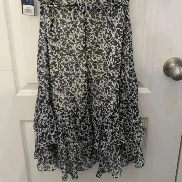 Tommy Hilfiger Floral-Print Flutter-Sleeve Ruffled Dress - Picture 6 of 7